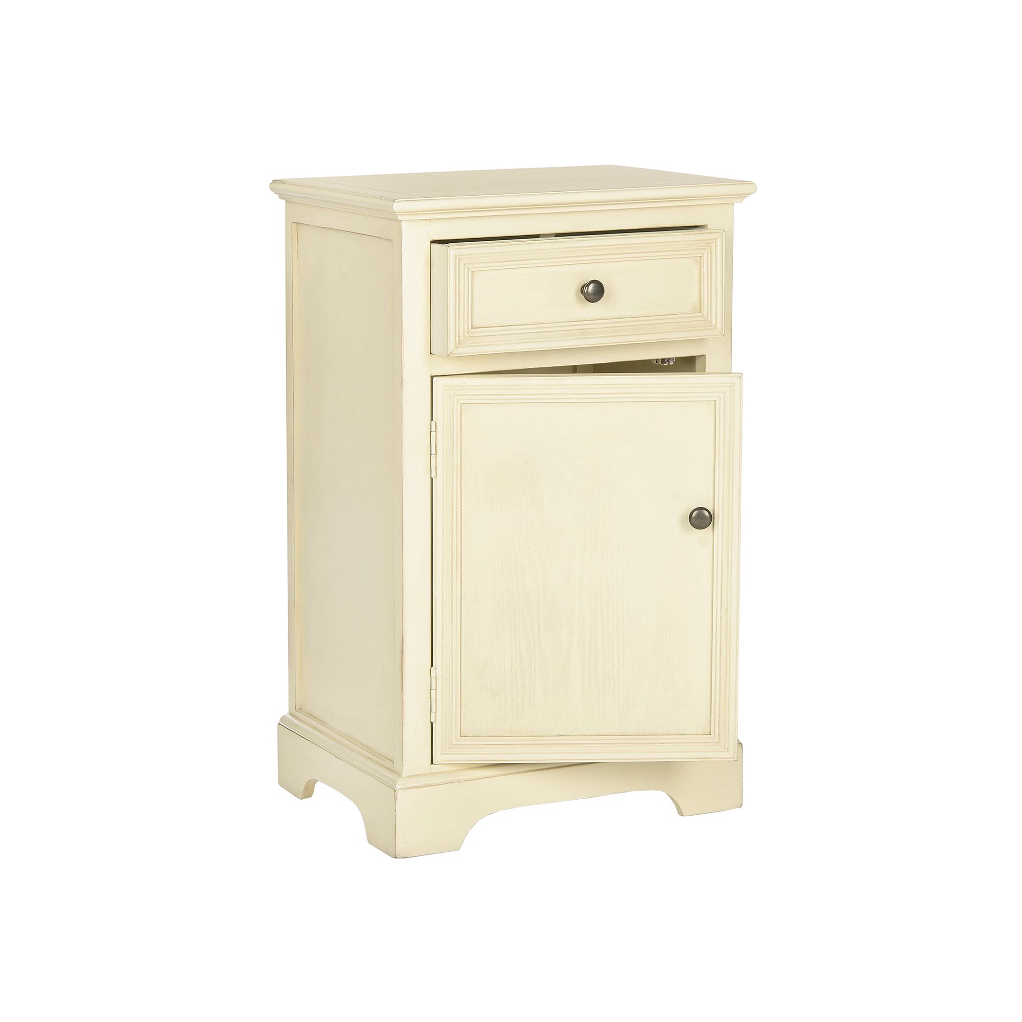 Safavieh Jarome Cream Cabinet End Table, Ivory