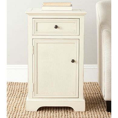 Safavieh Jarome Cream Cabinet End Table