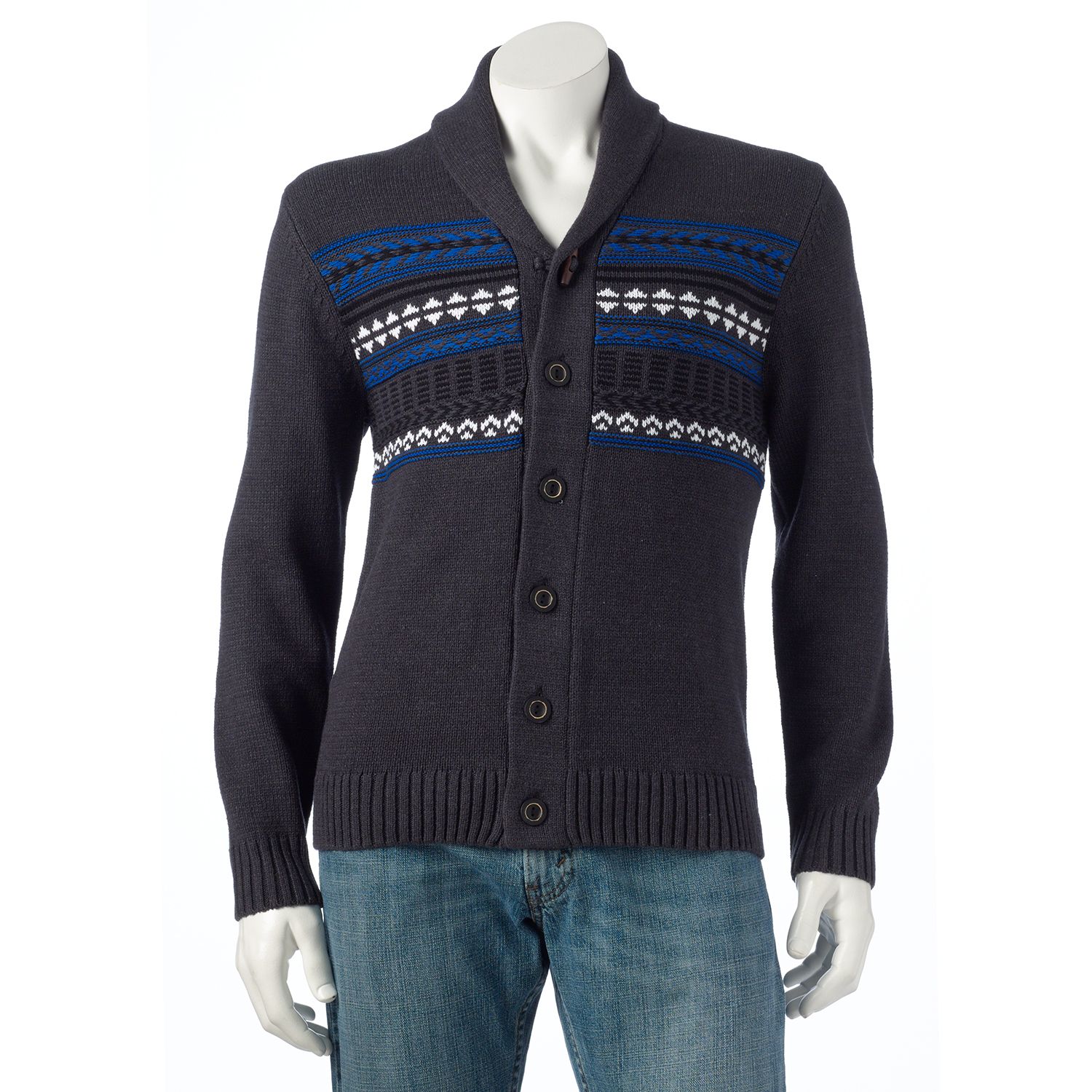 kohls mens cardigan sweaters