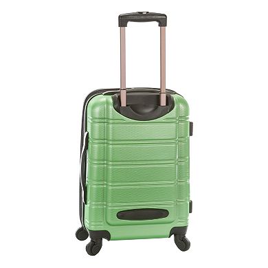 Rockland Melbourne 3-Piece Hardside Spinner Luggage Set