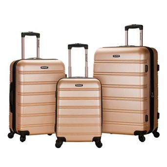 Rockland Melbourne 3 pc Hardside Spinner Luggage Set