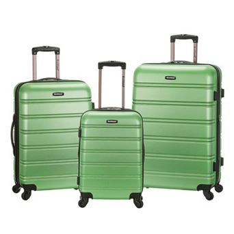 Rockland Melbourne 3 pc Hardside Spinner Luggage Set