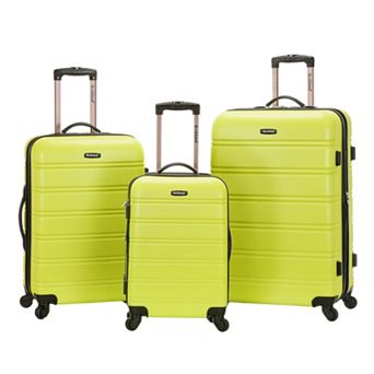 Rockland Melbourne 3 pc Hardside Spinner Luggage Set