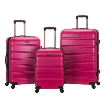 Rockland Melbourne 3 pc Hardside Spinner Luggage Set