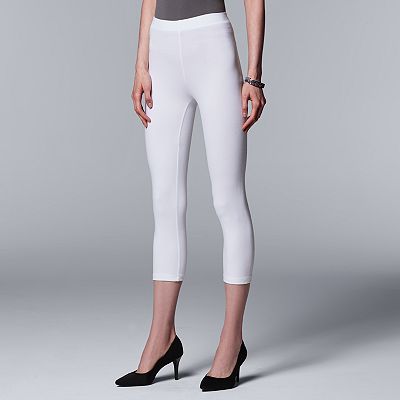 Kohls vera wang leggings capri best sale