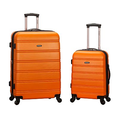 Rockland Melbourne 2 Piece Expandable Hardside Spinner Luggage Set