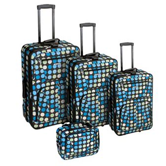 Rockland 4 pc Wheeled Luggage Set