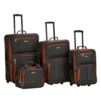 Rockland 4 pc Wheeled Luggage Set