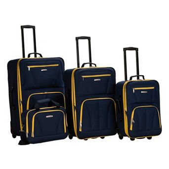 Rockland 4 pc Wheeled Luggage Set