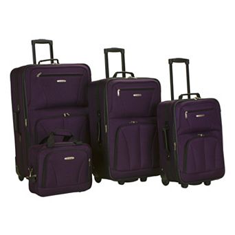 Rockland 4 pc Wheeled Luggage Set