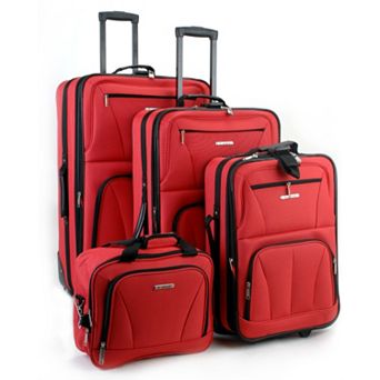 Rockland 4 pc Wheeled Luggage Set