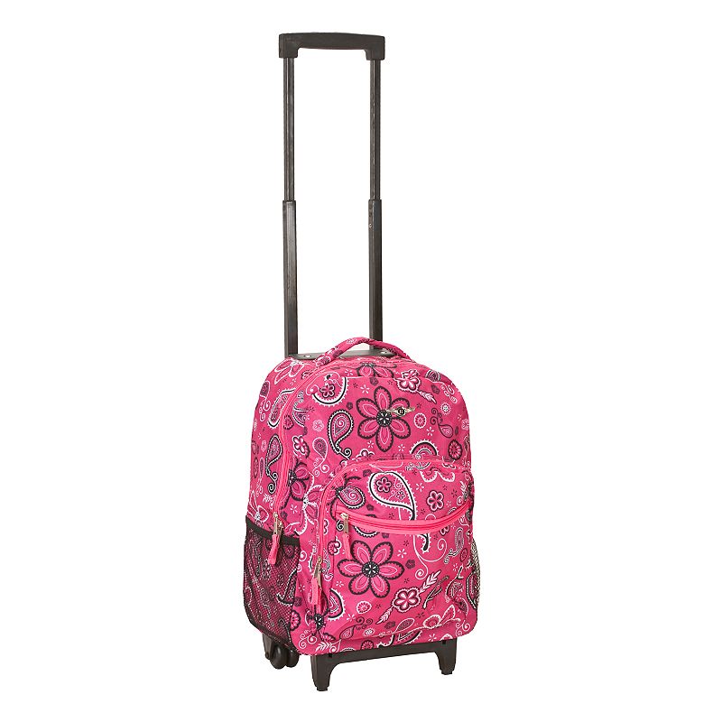Rockland 17-Inch Wheeled Backpack, Size: ROLNG BKPK, Pink