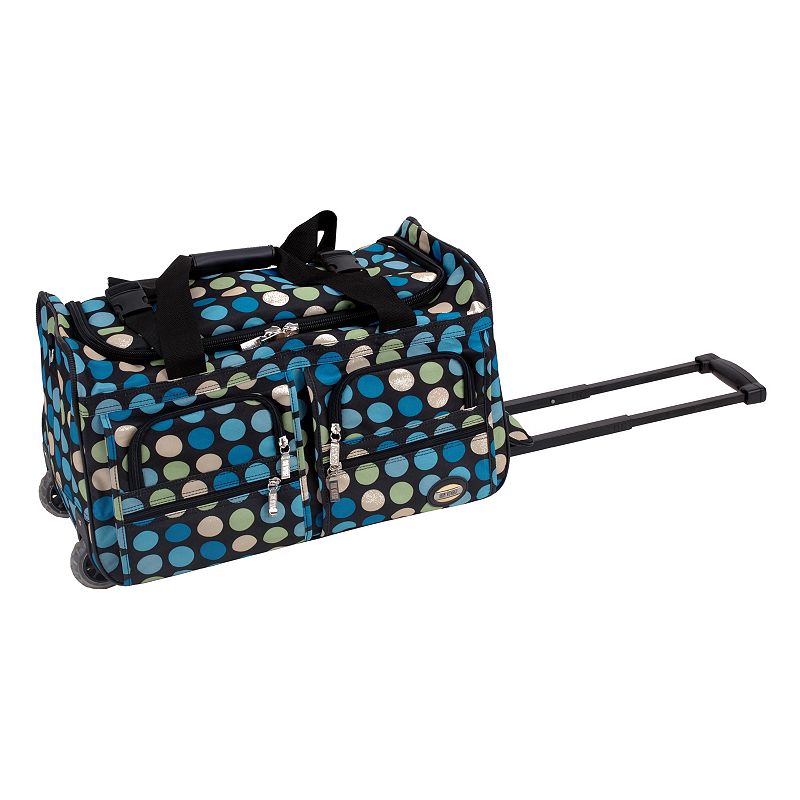 Rockland 22-Inch Rolling Duffel Bag, Blue