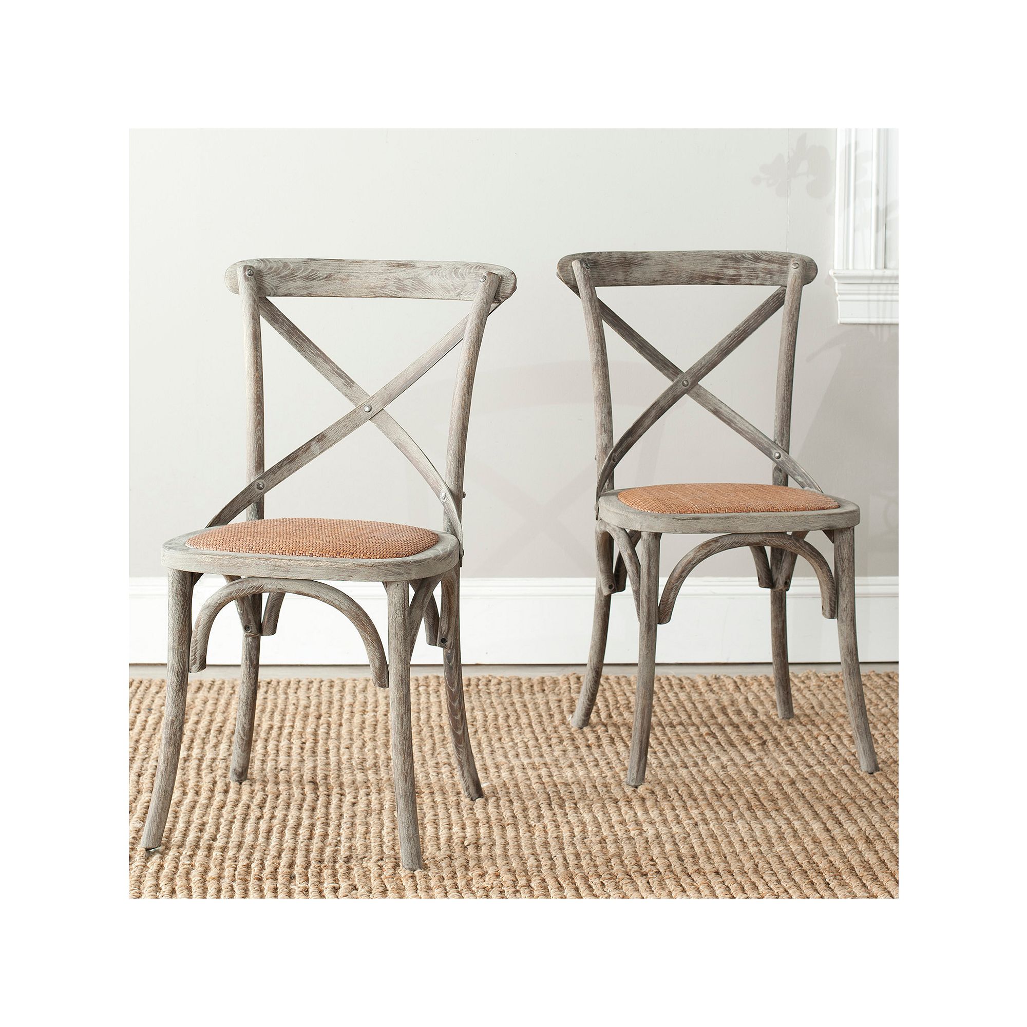 Safavieh 2-pc. Franklin Chair Set, Brown
