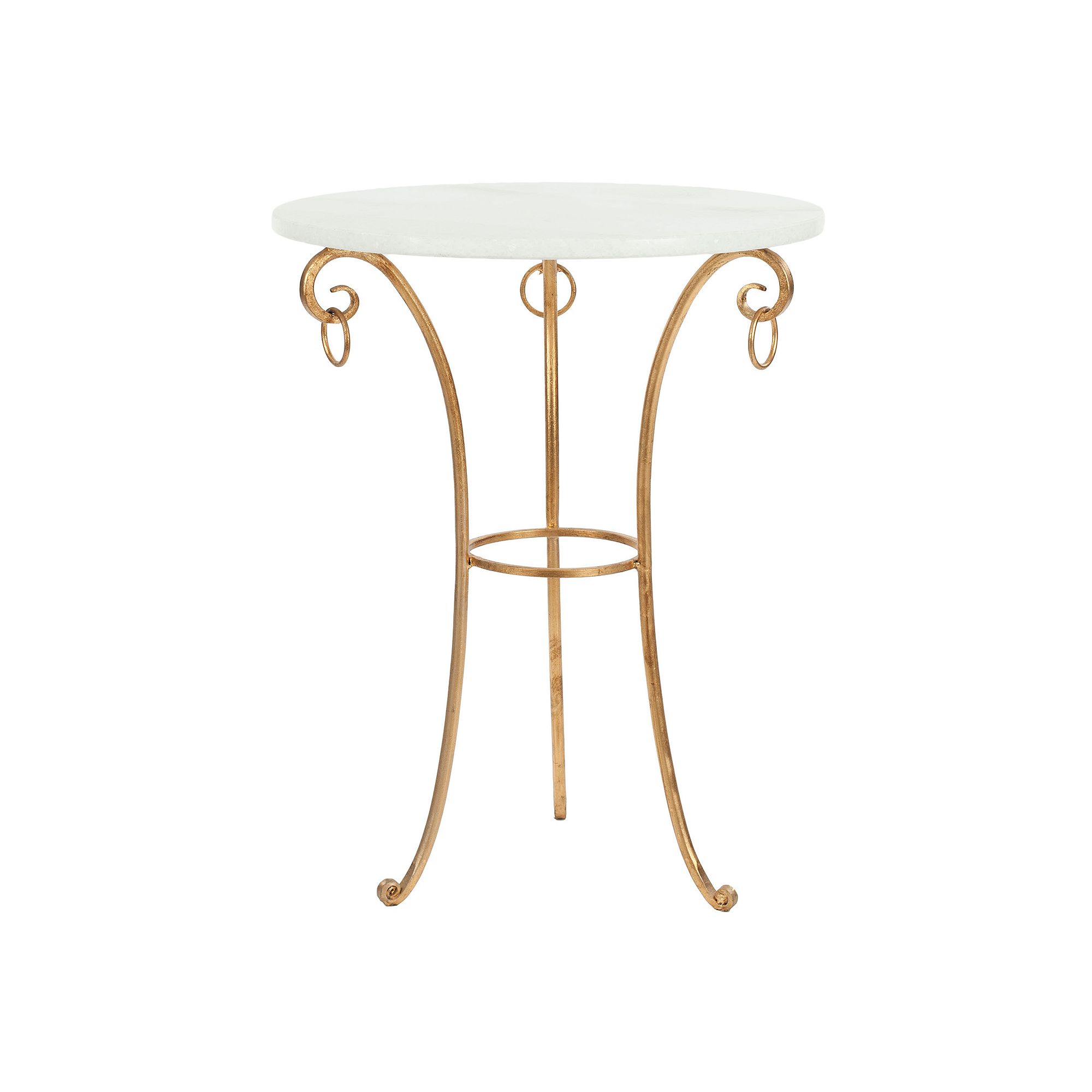 Safavieh Tamara Accent Table, White Gold