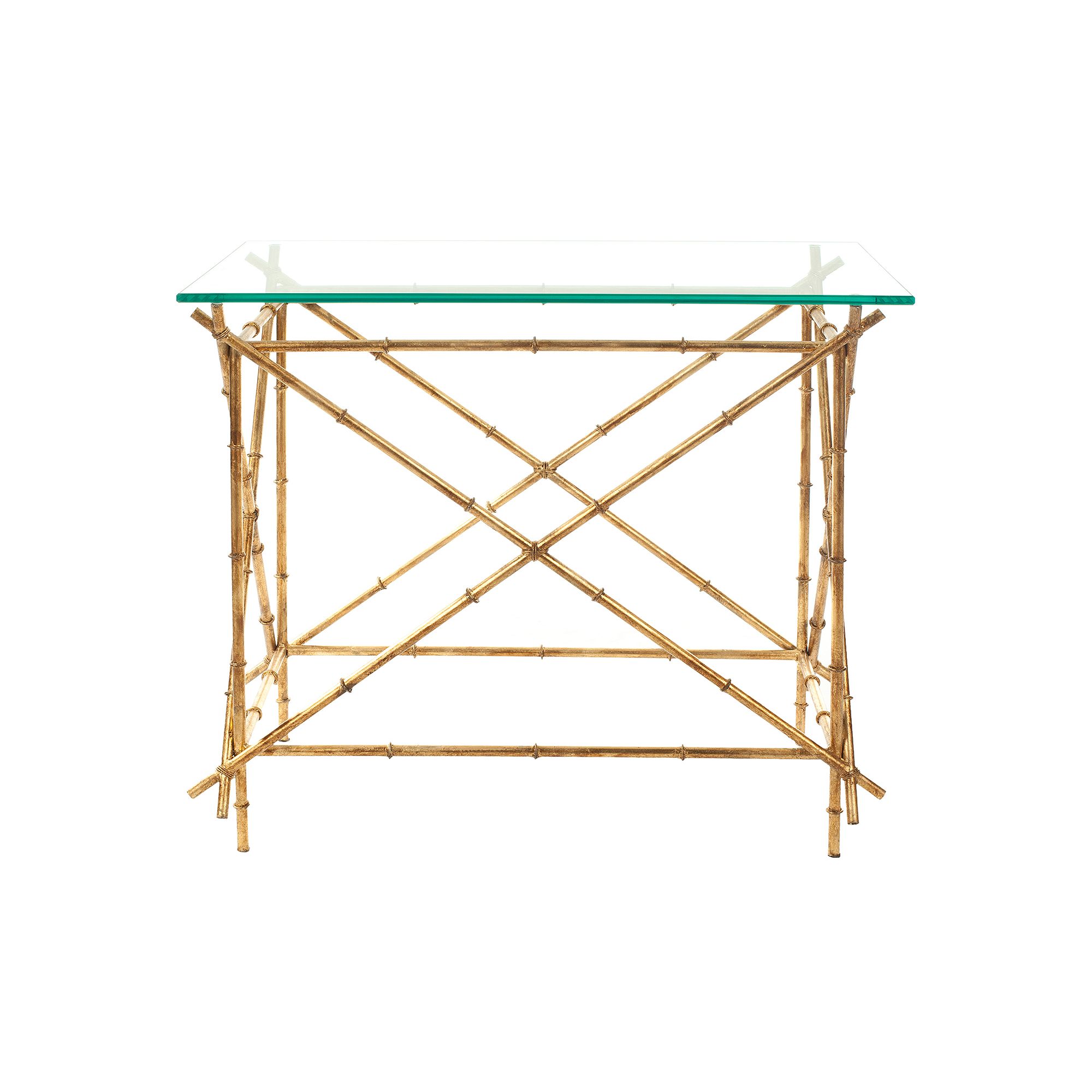 Safavieh Mark Accent Table, Glass Gold
