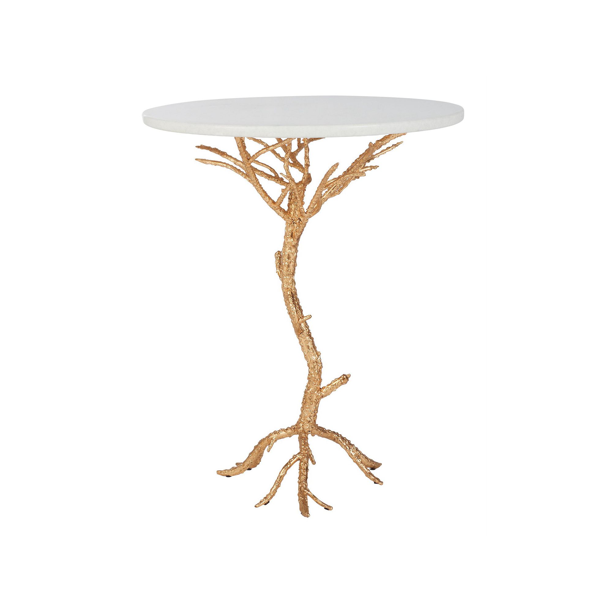 Safavieh Carolyn Accent Table, White Gold
