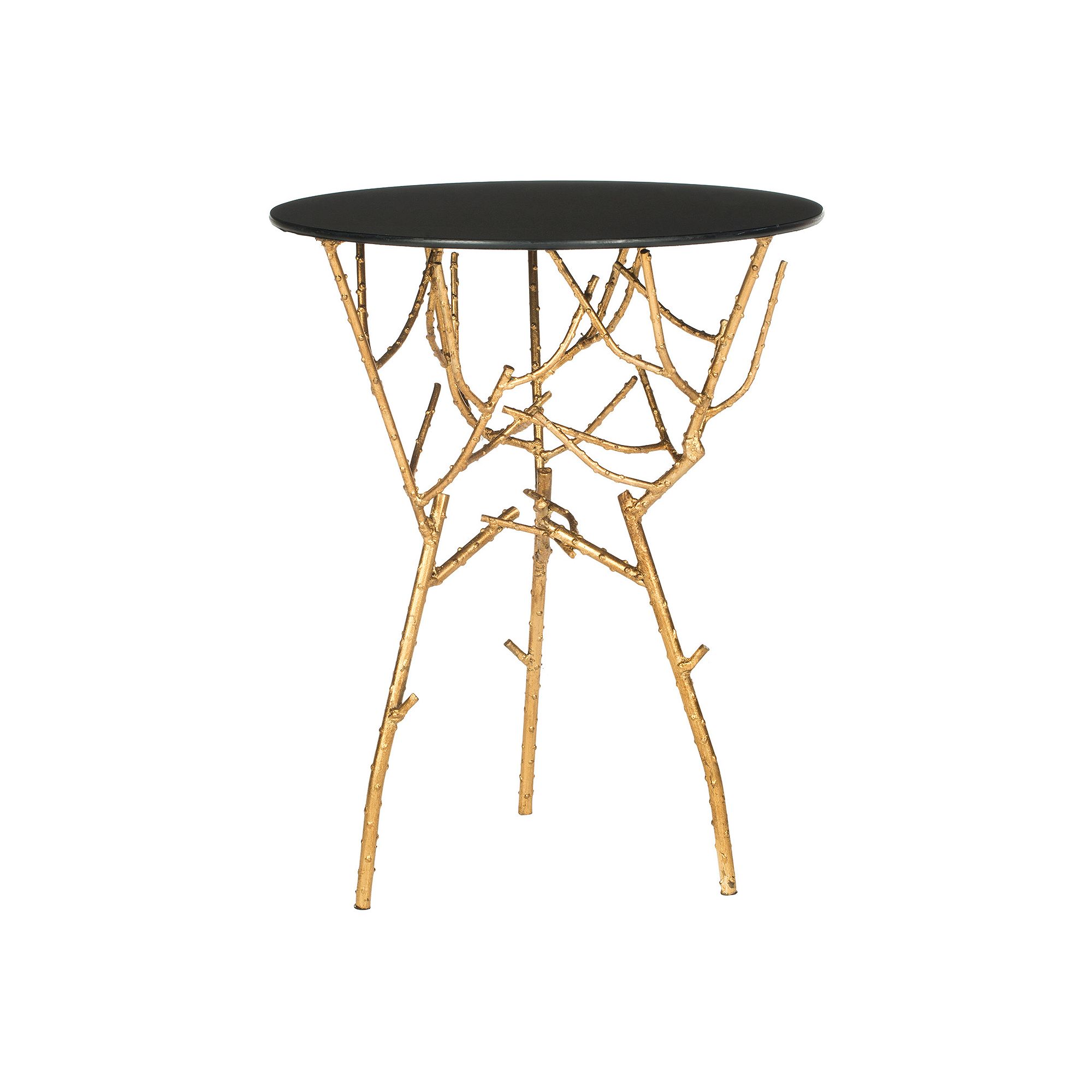 Safavieh Tara Accent Table, Gold Black