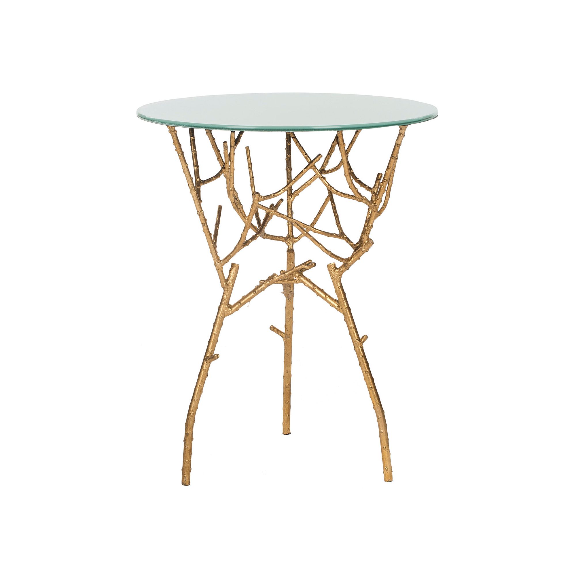 Safavieh Tara Accent Table, Gold White