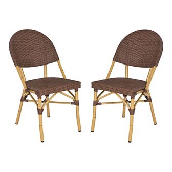 Safavieh 2 pc Barrow Stackable Chair Set - Indoor & Outdoor