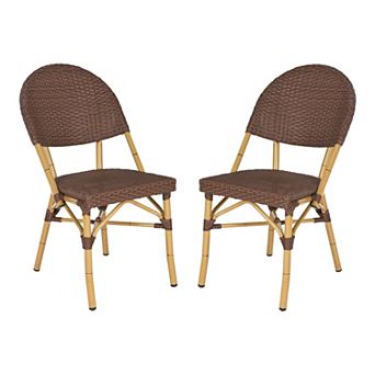 Safavieh 2 pc Barrow Stackable Chair Set - Indoor & Outdoor