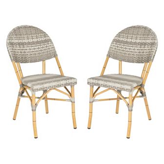 Safavieh 2 pc Barrow Stackable Chair Set - Indoor & Outdoor