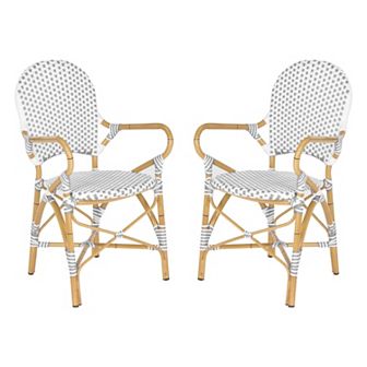 Safavieh 2 pc Hooper Stackable Chair Set - Indoor & Outdoor