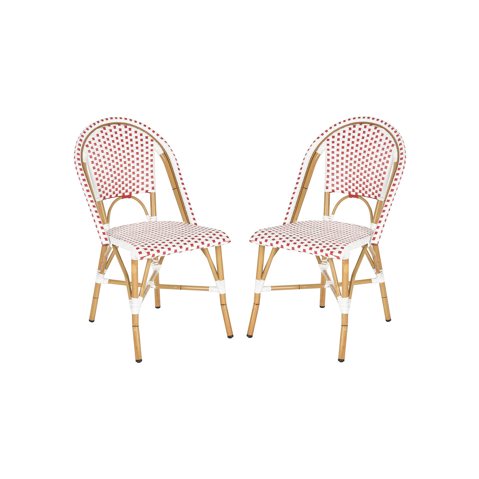 Safavieh 2-pc. Salcha Stackable Chair Set - Indoor & Outdoor, Red