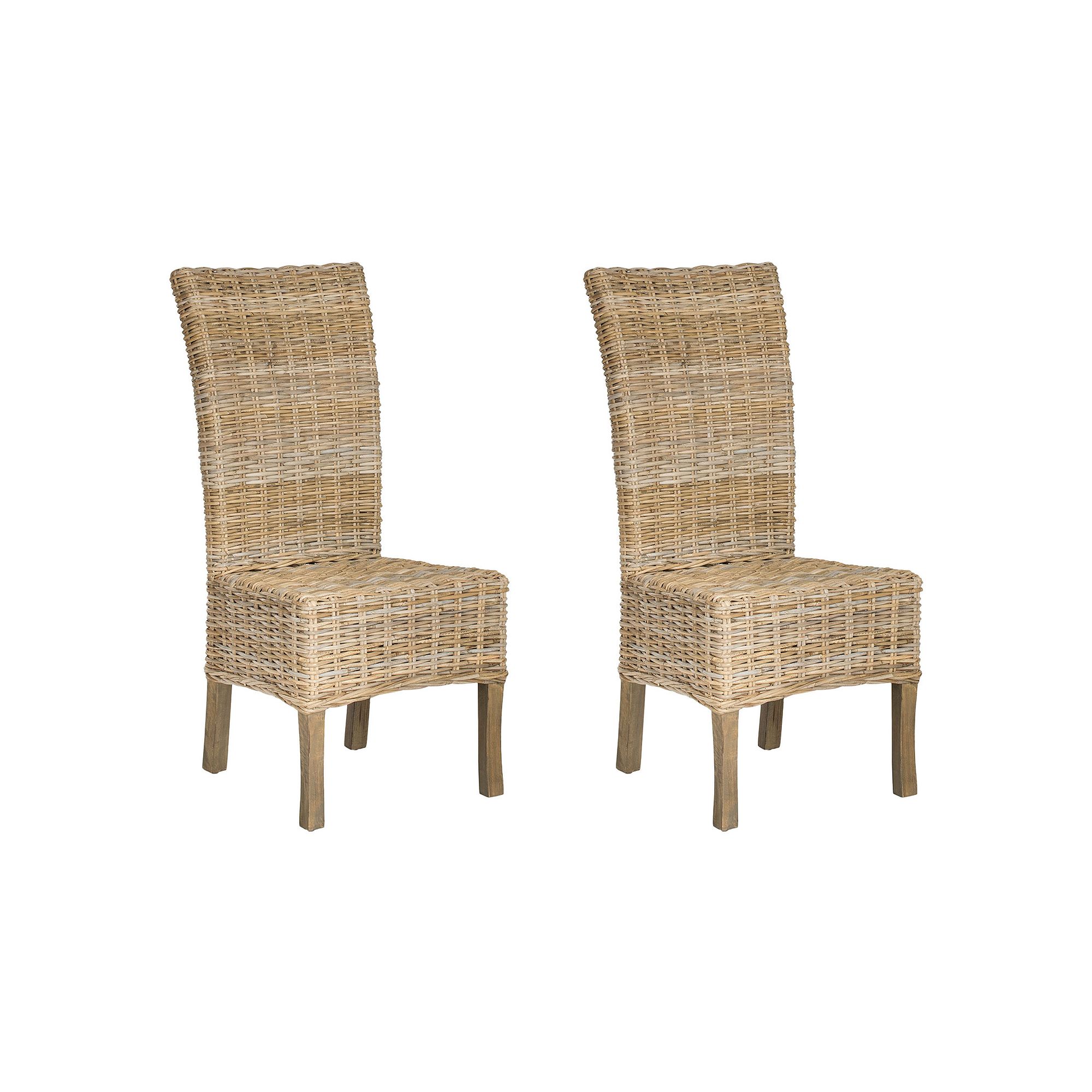 Safavieh 2-pc. Quaker Side Chair Set, Natural Unfinished
