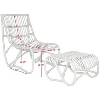 Safavieh 2 pc Shenandoah Chair & Ottoman Set