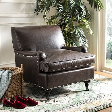 Safavieh Chloe Faux-Leather Club Chair
