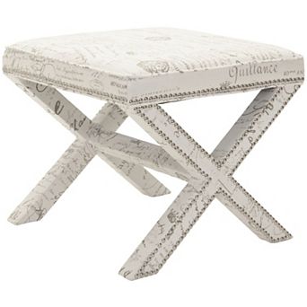 Safavieh Palmer X Base Ottoman