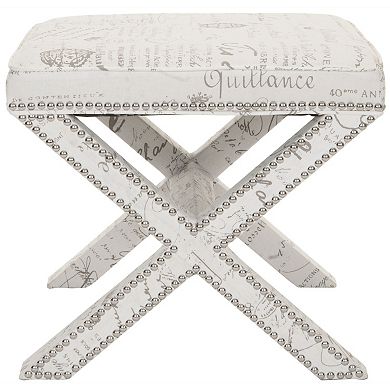 Safavieh Palmer X Base Ottoman