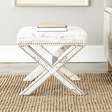 Safavieh Palmer X Base Ottoman