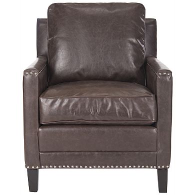 Safavieh Buckler Faux-Leather Club Chair