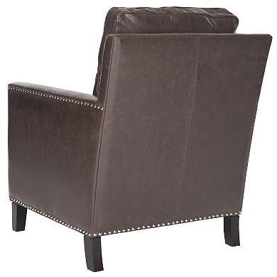 Safavieh Buckler Faux-Leather Club Chair