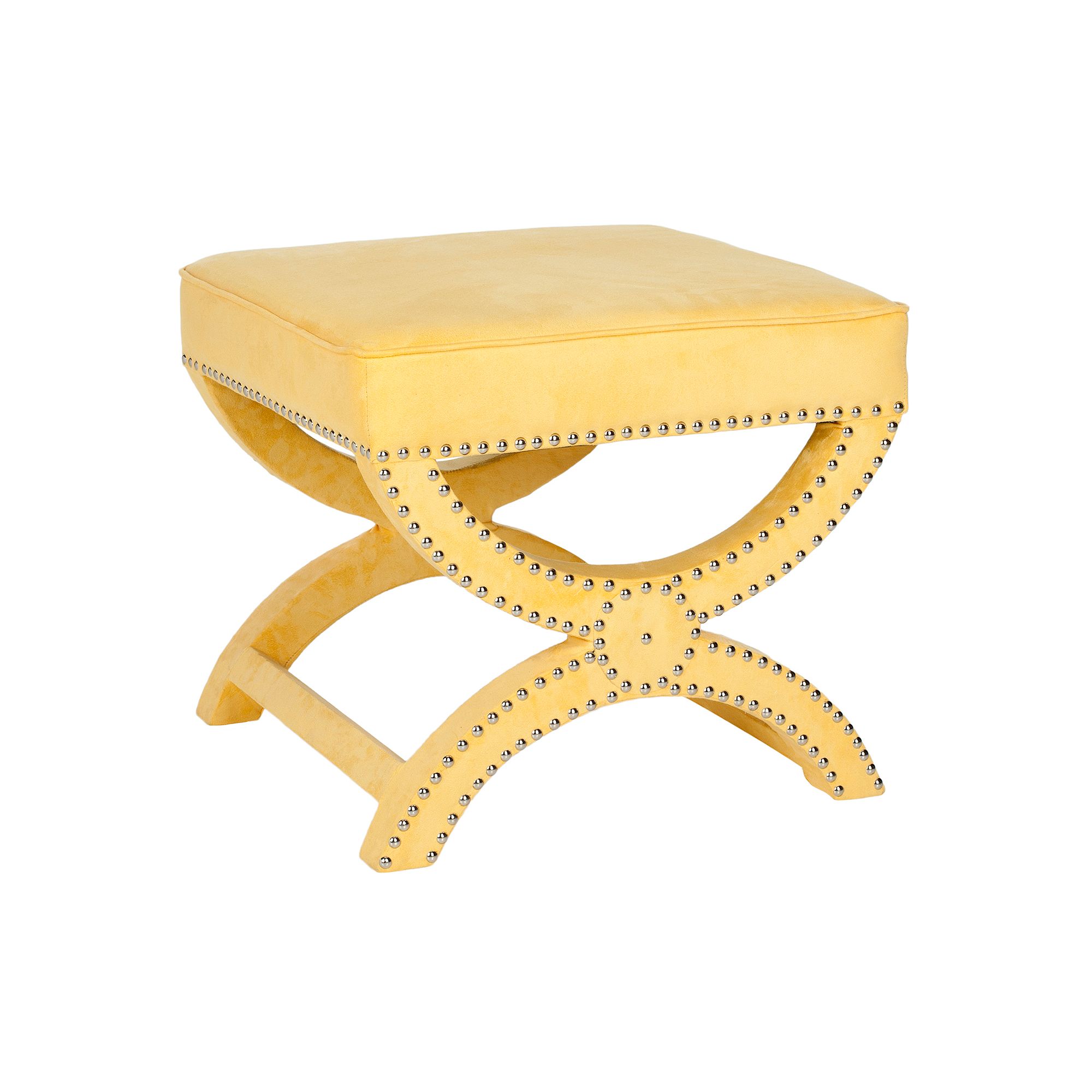 Safavieh Mystic Ottoman, Yellow