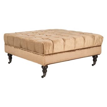 Safavieh Clark Golden Olive Coffee Table & Ottoman