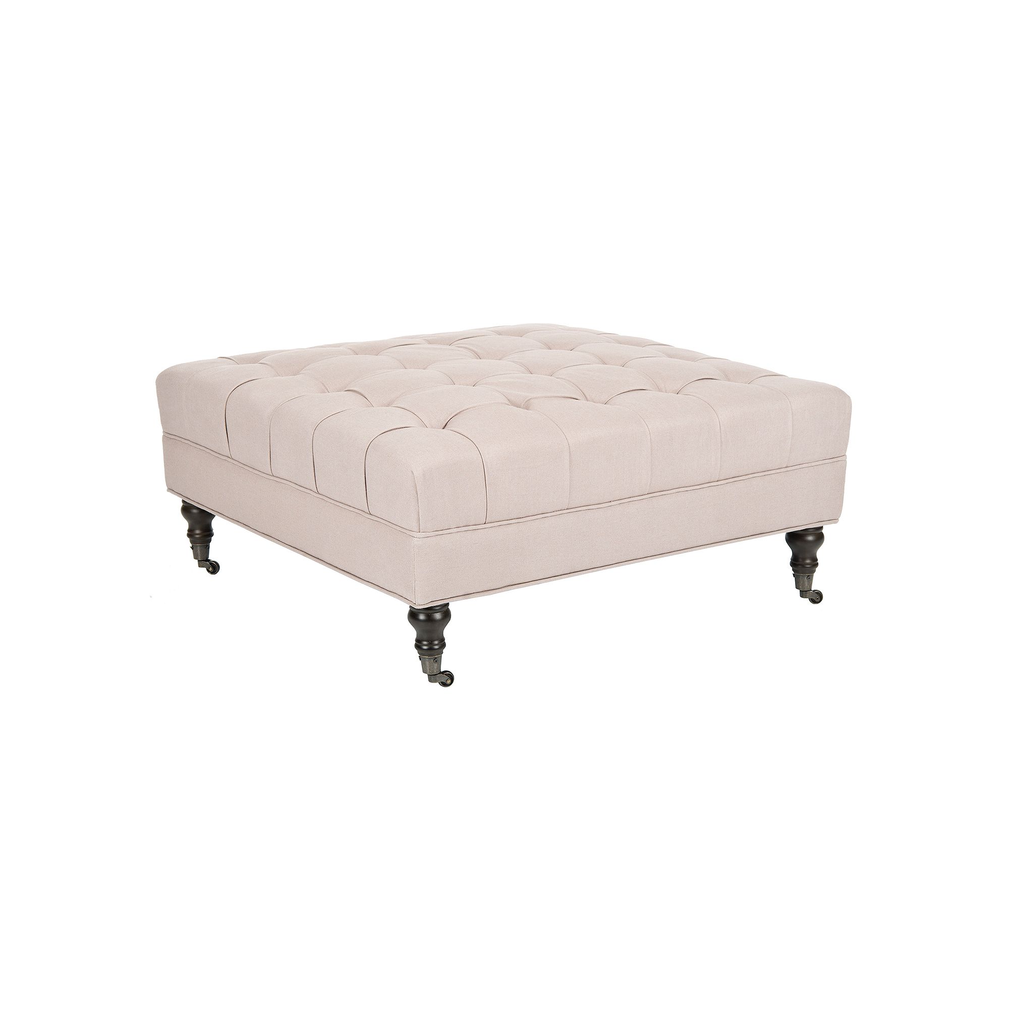 Safavieh Clark Cocktail Ottoman, Brown