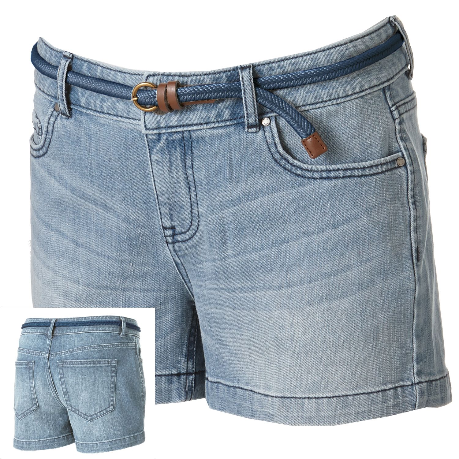 womens jean shorts kohls