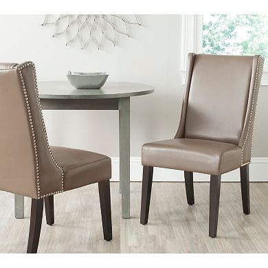 Safavieh 2-pc. Sher Leather Side Chair Set