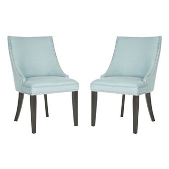 Safavieh 2 pc Afton Light Blue Side Chair Set