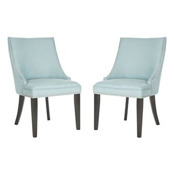 Safavieh 2 pc Afton Light Blue Side Chair Set