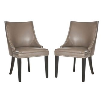 Safavieh 2 pc Afton Bicast Leather Side Chair Set