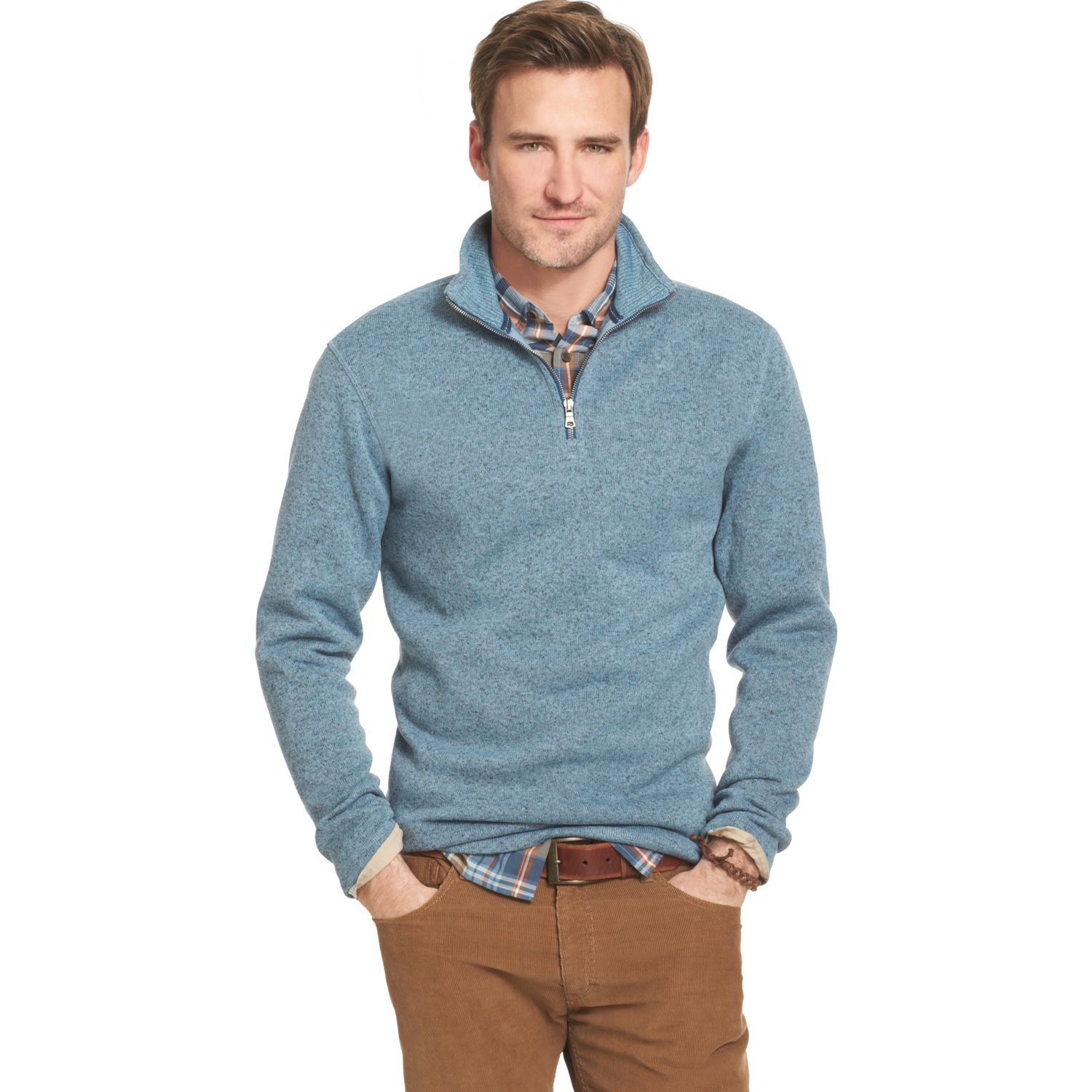 kohls quarter zip mens