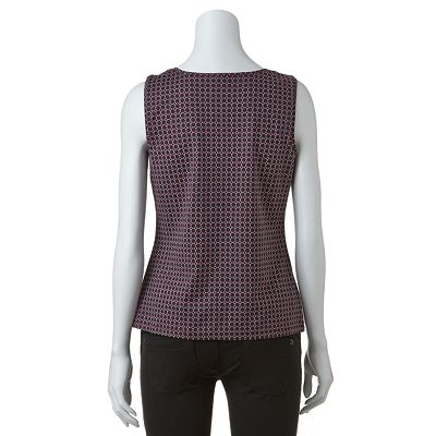 Women's Dana Buchman Short Sleeve Button Down Top