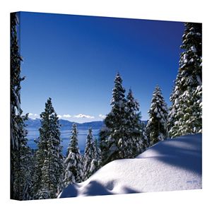 32 X 48 Lake Tahoe In Winter Canvas Wall Art By Kathy Yates