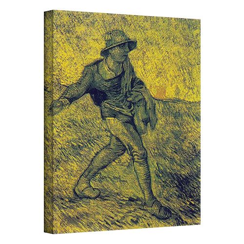 24” x 18” ”The Sower” Canvas Wall Art by Vincent van Gogh
