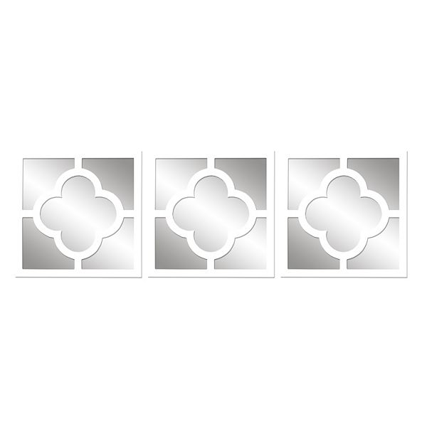 Belle Maison 3pc. Clover Wall Mirror Set
