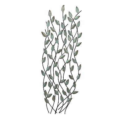 Stratton Home Patina Leaves Metal Wall Decor